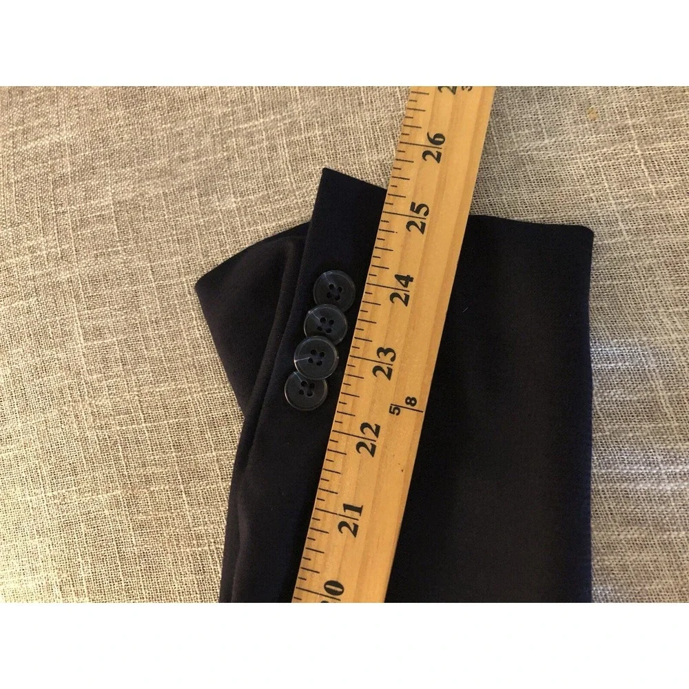 Kenneth Cole Blazer 42L Blue Sport Coat Jacket Techni-Cole‎ Reaction Business